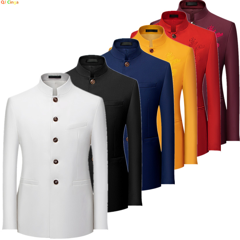 Men Formal Wear With Coat - Traje de Chaqueta de Manga Larga