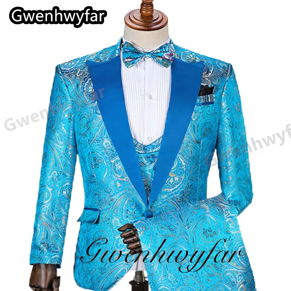 Men Formal Wear Pants - Trajes de hombre con patrón de
