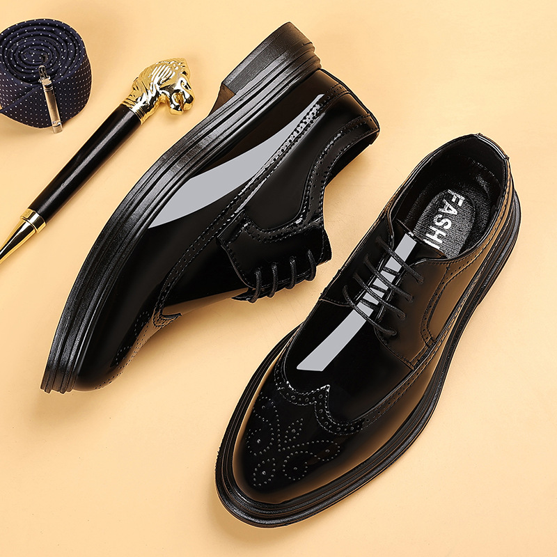 Zapatos de vestir de charol pa - Patent Leather Oxford reseña y precio