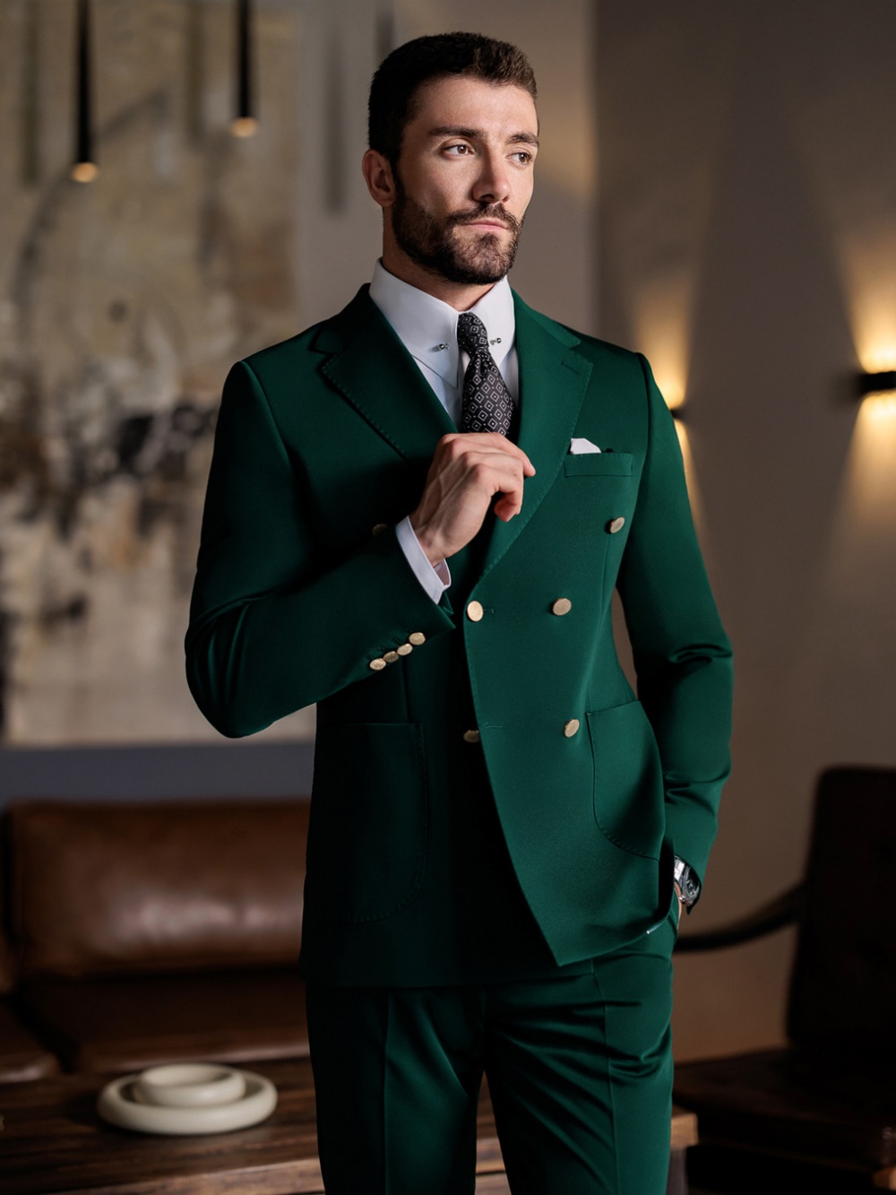 Traje Formal Verde para Hombre - Men Formal Wear Pants reseña y precio