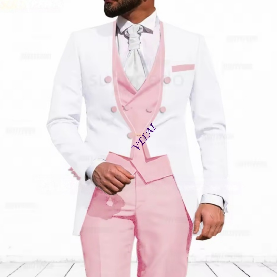 Traje de 3 Piezas Azul Cielo P - Men Formal Wear Pants reseña y precio