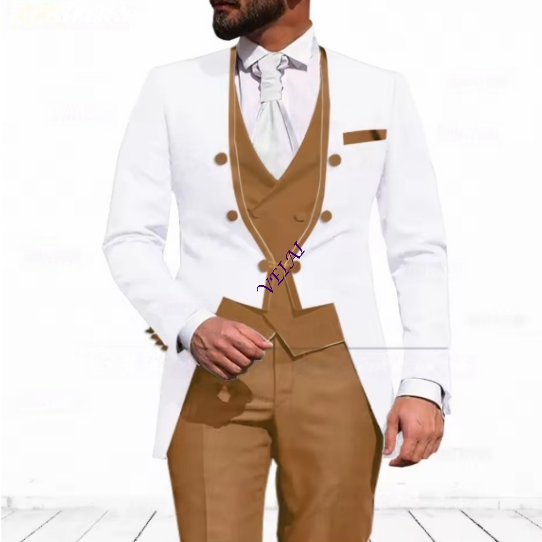 Traje de 3 Piezas Azul Cielo P - Men Formal Wear Pants reseña y precio
