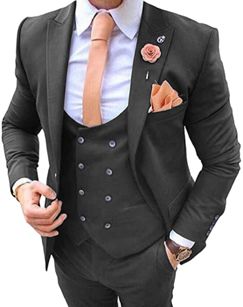 Trajes Azul Marino para Hombre - Men Formal Wear Pants reseña y precio