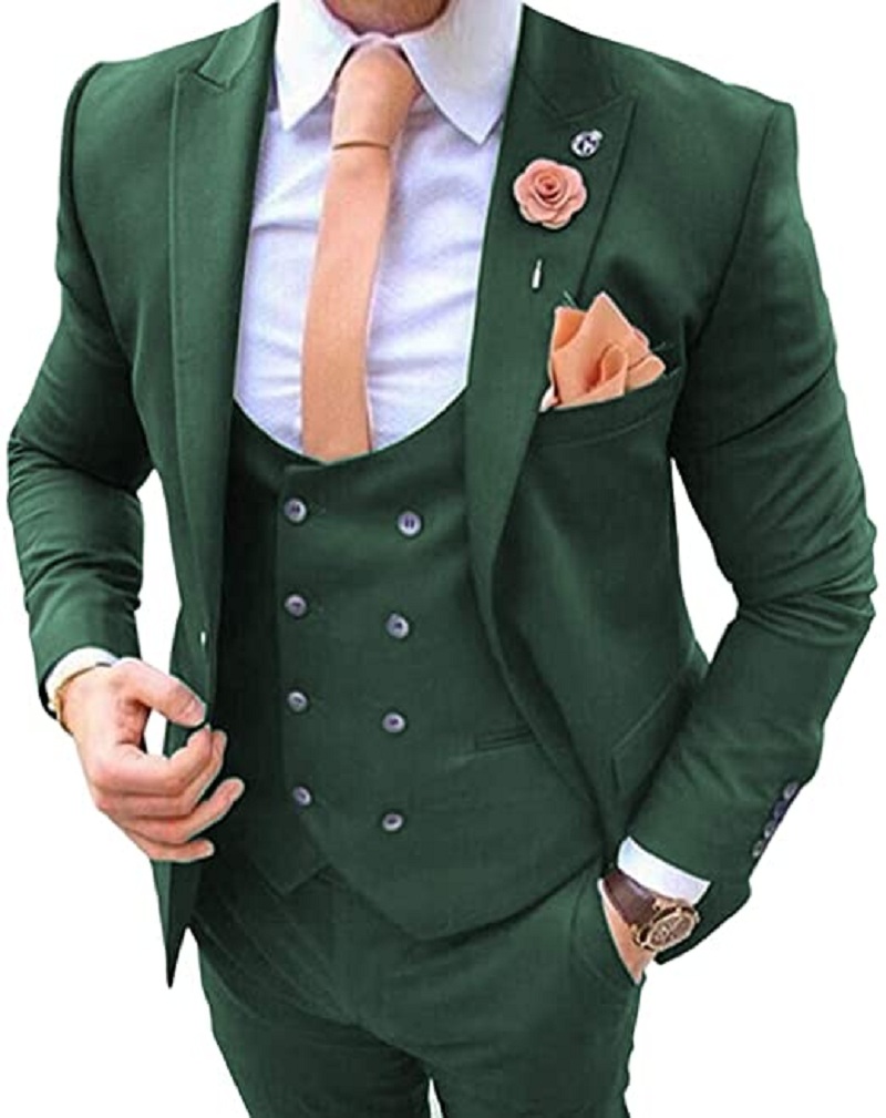 Trajes Azul Marino para Hombre - Men Formal Wear Pants reseña y precio