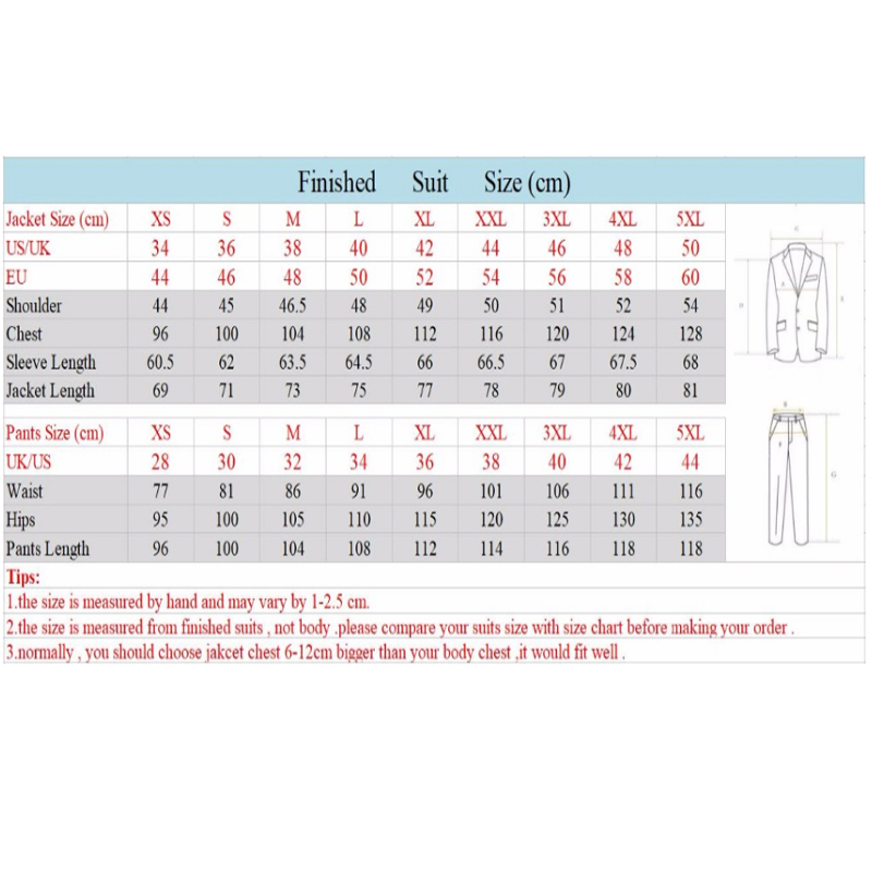 Traje Formal de dos piezas par - Men Formal Wear Pants reseña y precio