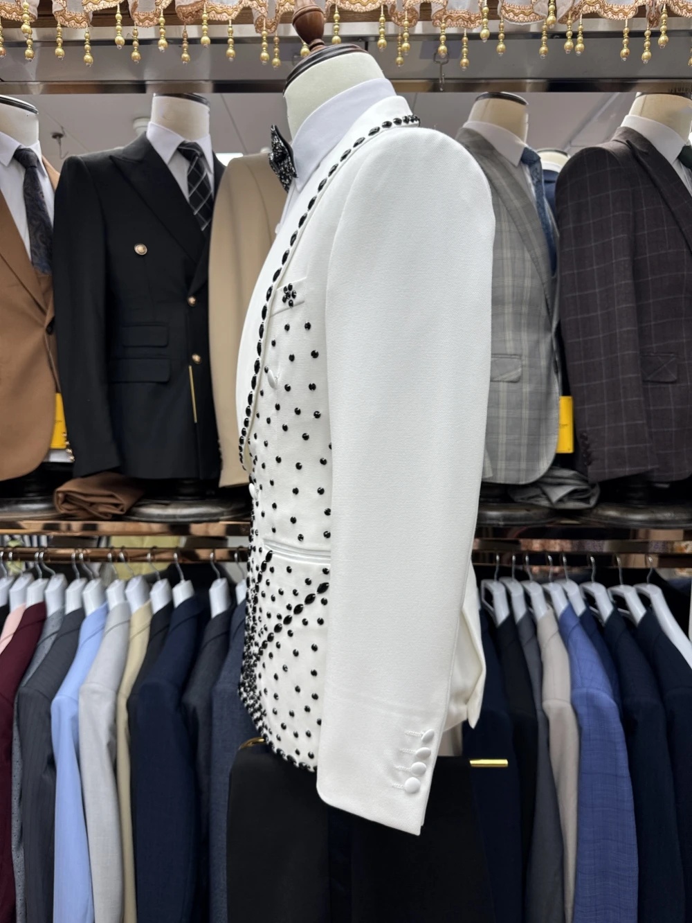 Conjunto de traje de novio bla - Men Formal Wear With Coat reseña y precio