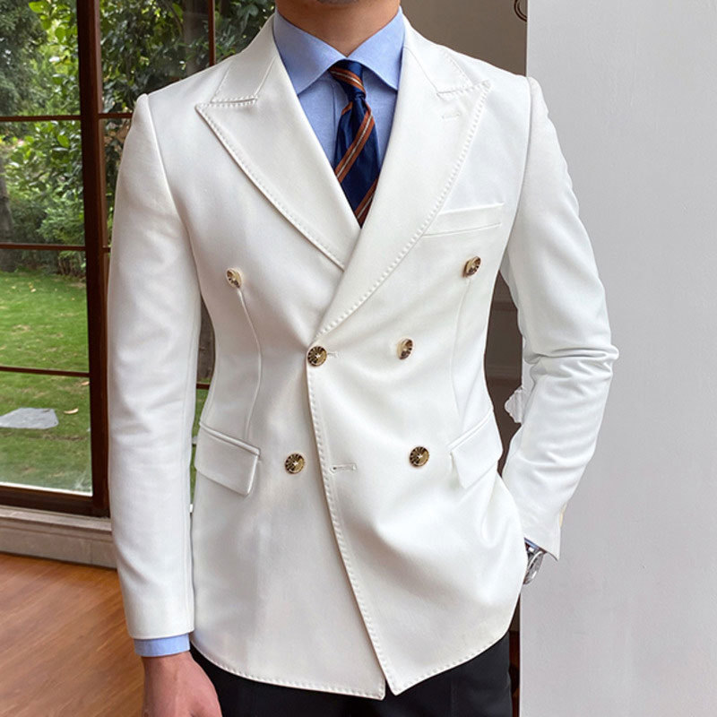 Chaqueta de esmoquin de doble  - Men Formal Wear With Coat reseña y precio