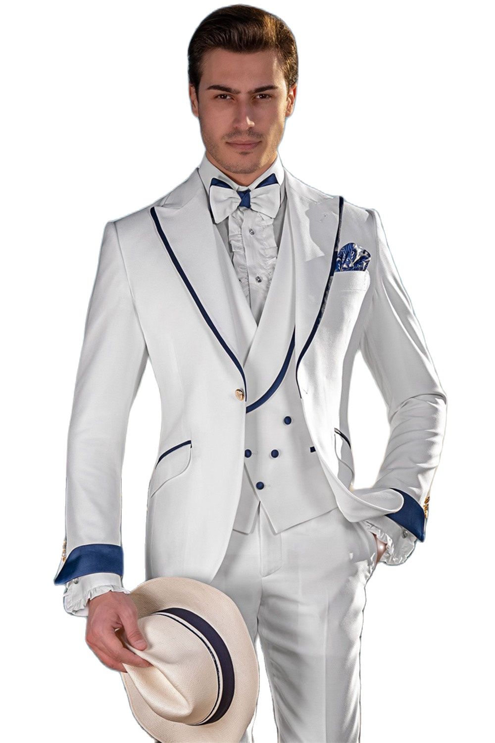 Trajes blancos hechos a medida - Men Formal Party Wear Dress reseña y precio