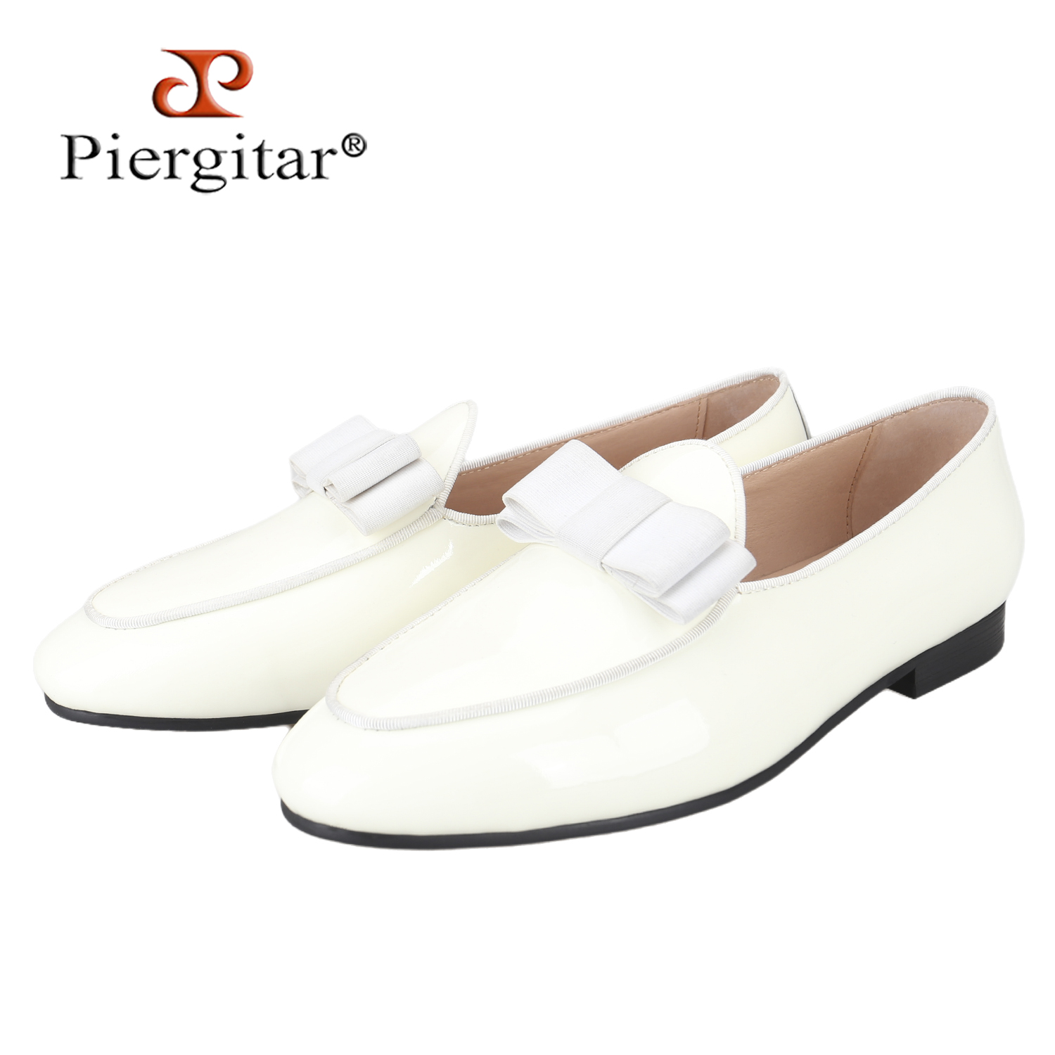 Mocasines Piergitar de charol  - Men'S Formal Wear Bow Ties reseña y precio