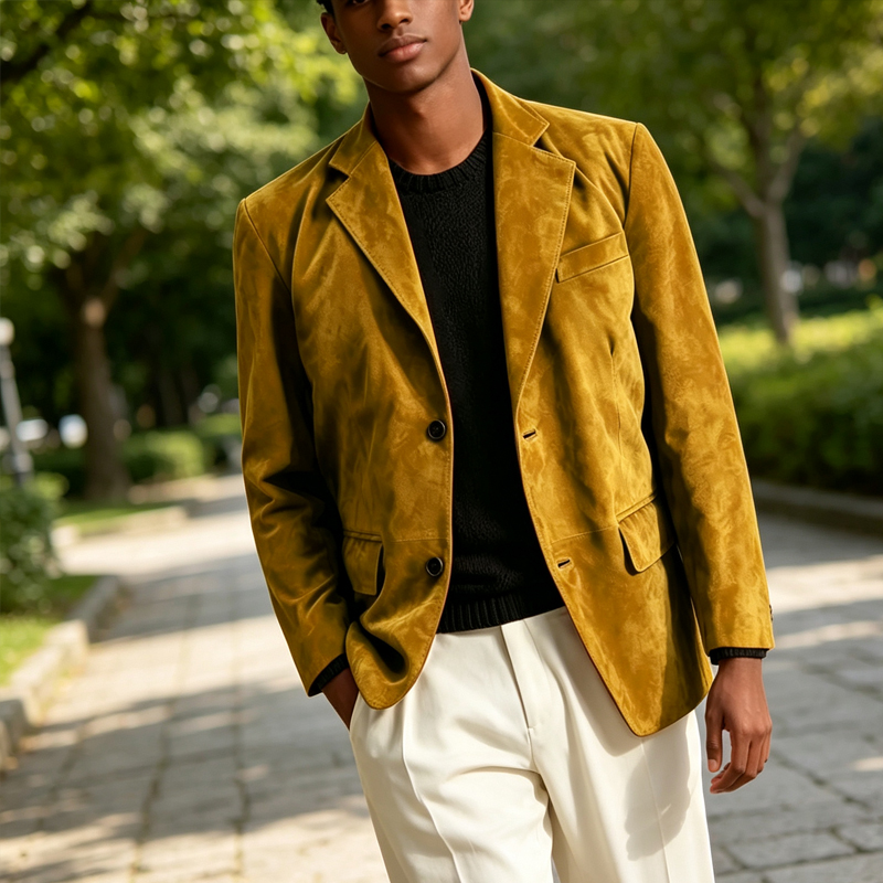 Blazer Retro para Hombre de Ga - Men Formal Wear With Coat reseña y precio