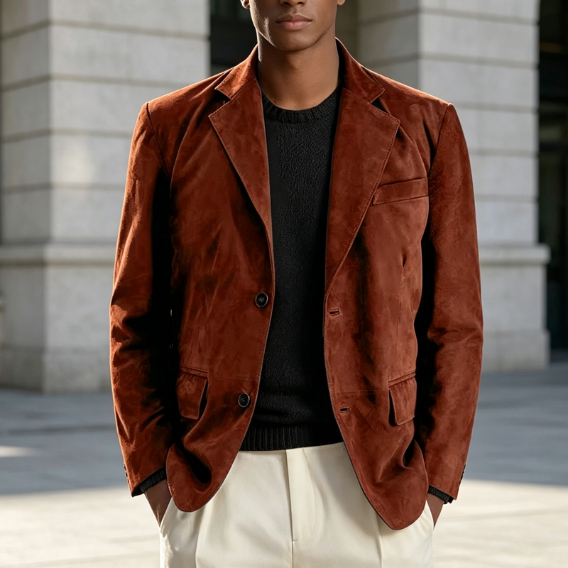 Blazer Retro para Hombre de Ga - Men Formal Wear With Coat reseña y precio