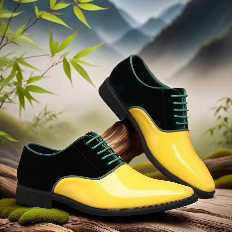 Zapatos de vestir Oxford con b - Men Formal Party Wear Dress reseña y precio