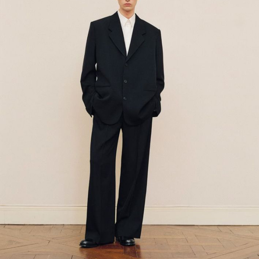 Conjunto de traje negro de gra - Men Formal Wear Pants reseña y precio