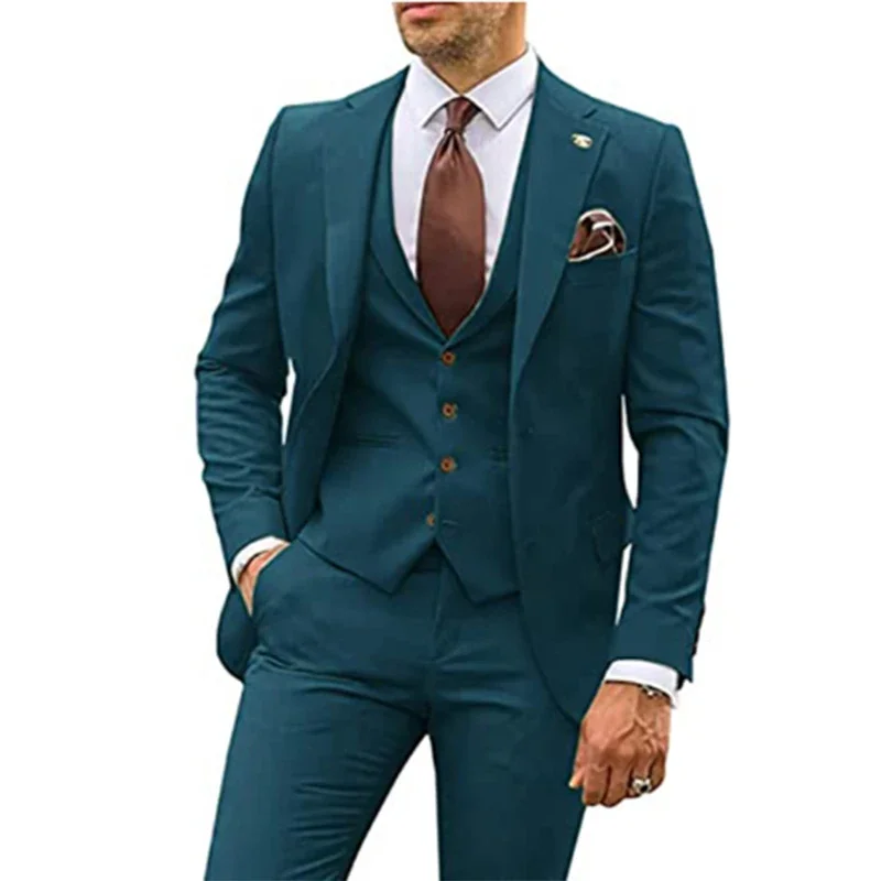Traje de hombre para boda, con - Men Formal Party Wear Dress reseña y precio