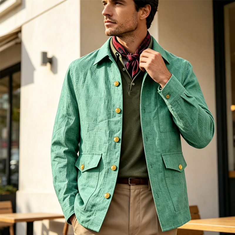 Chaqueta de Lino Vintage para  - Men Formal Wear With Coat reseña y precio