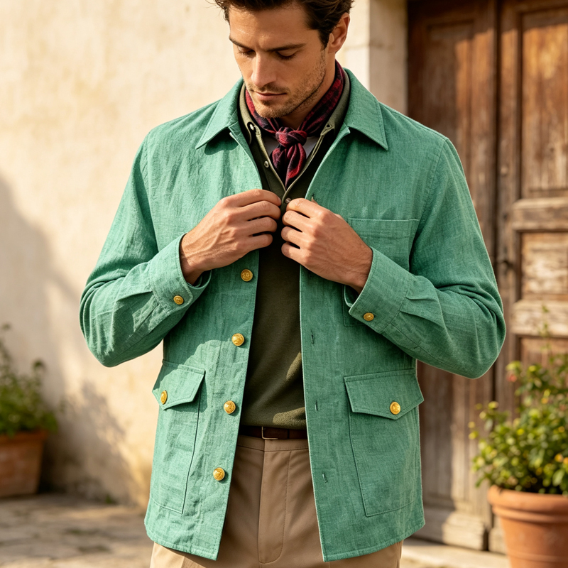 Chaqueta de Lino Vintage para  - Men Formal Wear With Coat reseña y precio